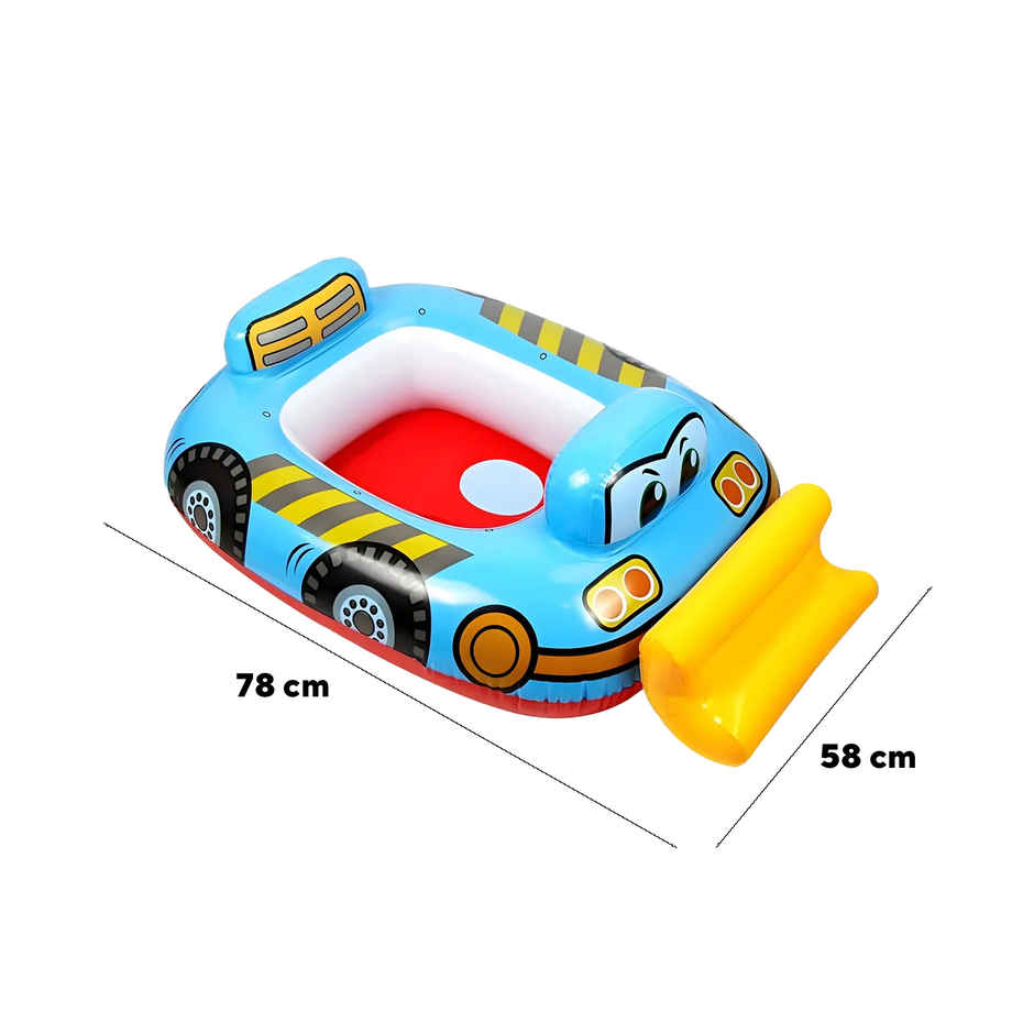 Toyshine Inflatable Construction Theme Swimming Pool Tub Tube Water Play Centre Toy for Kids