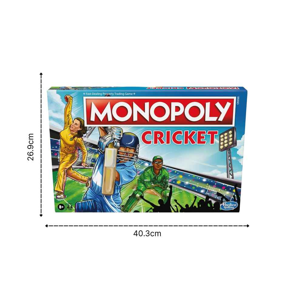 Hasbro Monopoly Cricket Board Game | 8+ Years | 2 - 6 Players