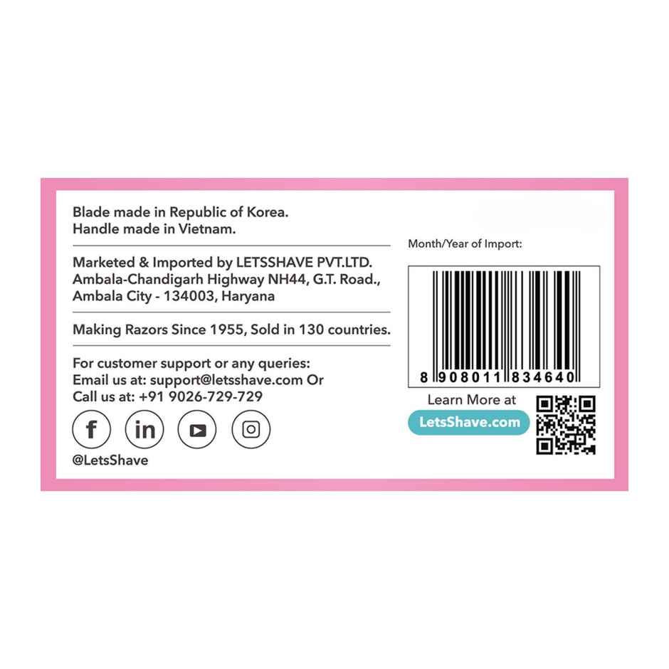 LetsShave Evior Bikini Razor for Sensitive Area | Safe, Clean & Irritation-Free Shave