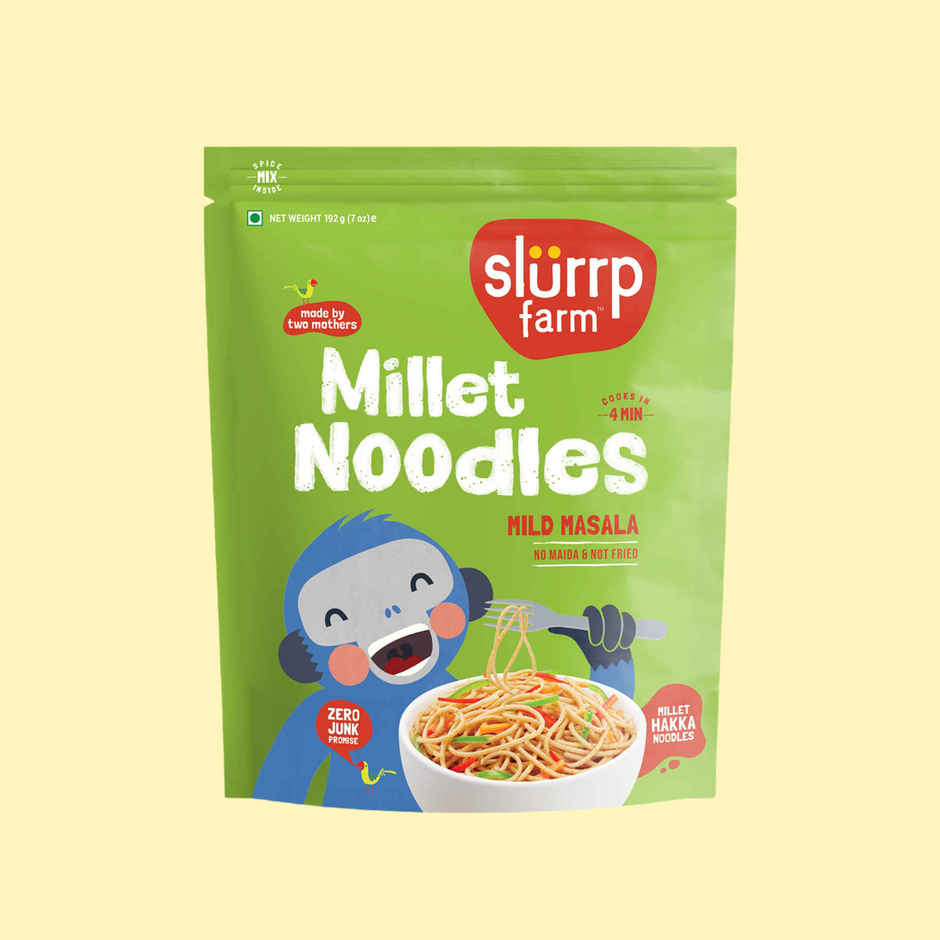 Slurrp Farm Millet Noodles - Mild Masala | No Maida And Not Fried
