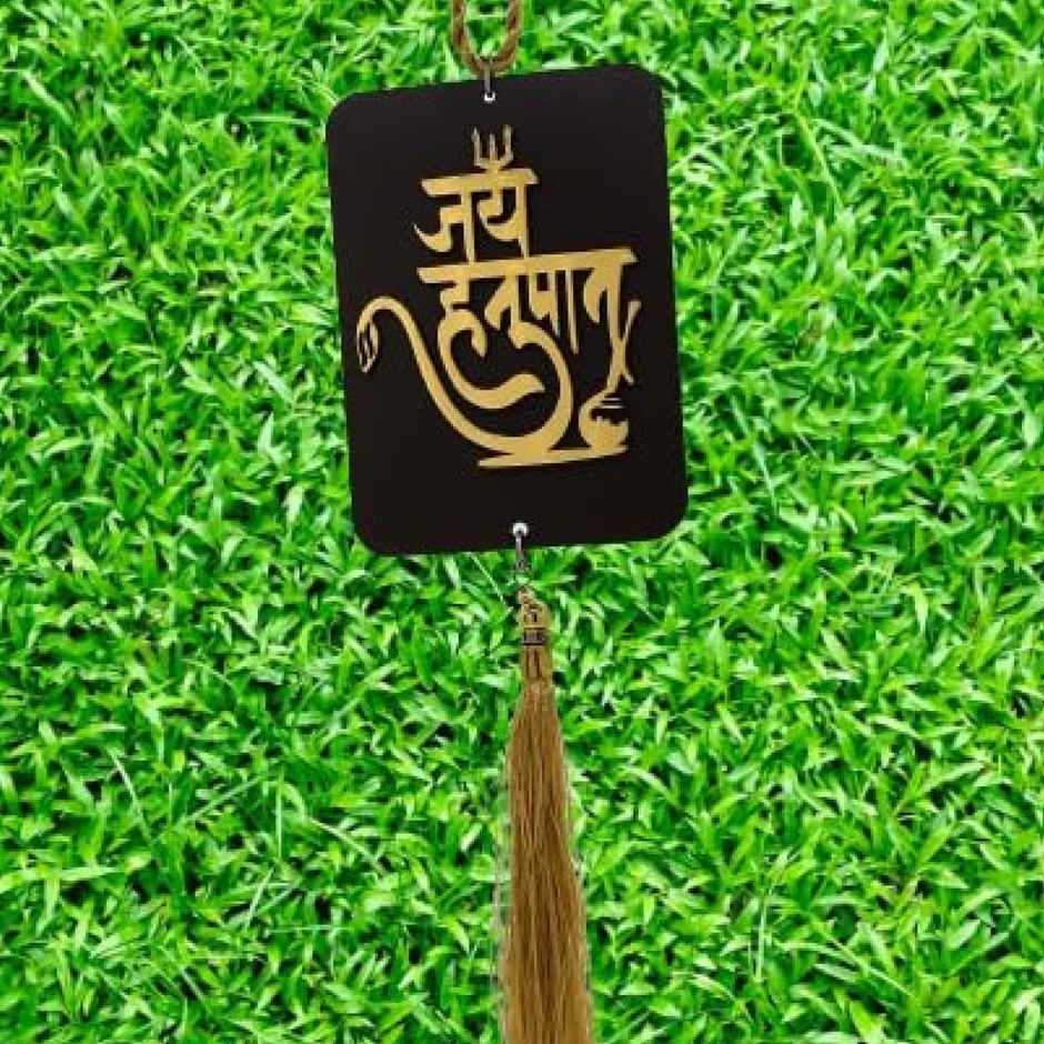 Divine Vibes Jai Hanuman Car Hanging Decorative