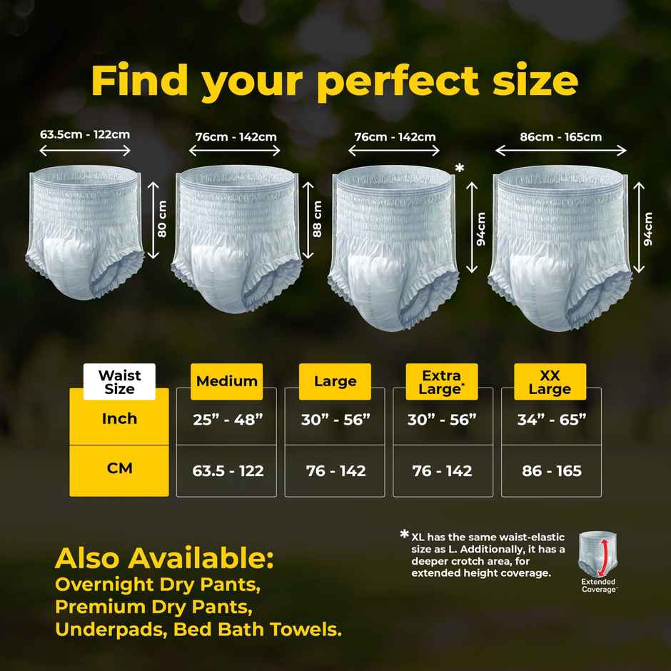 Friends Adult Diaper Pant | Classic Type | M | 25 - 48 inch