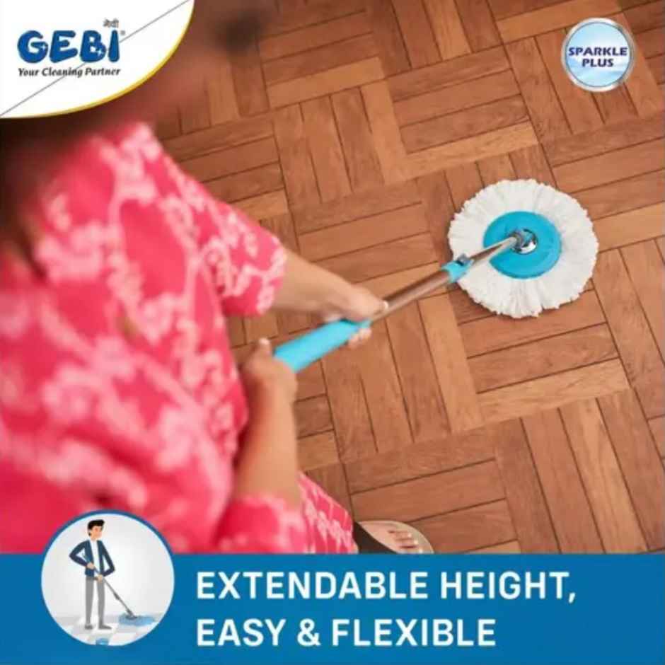 Gebi Spin Mop Microfiber Refill for Floor Cleaning