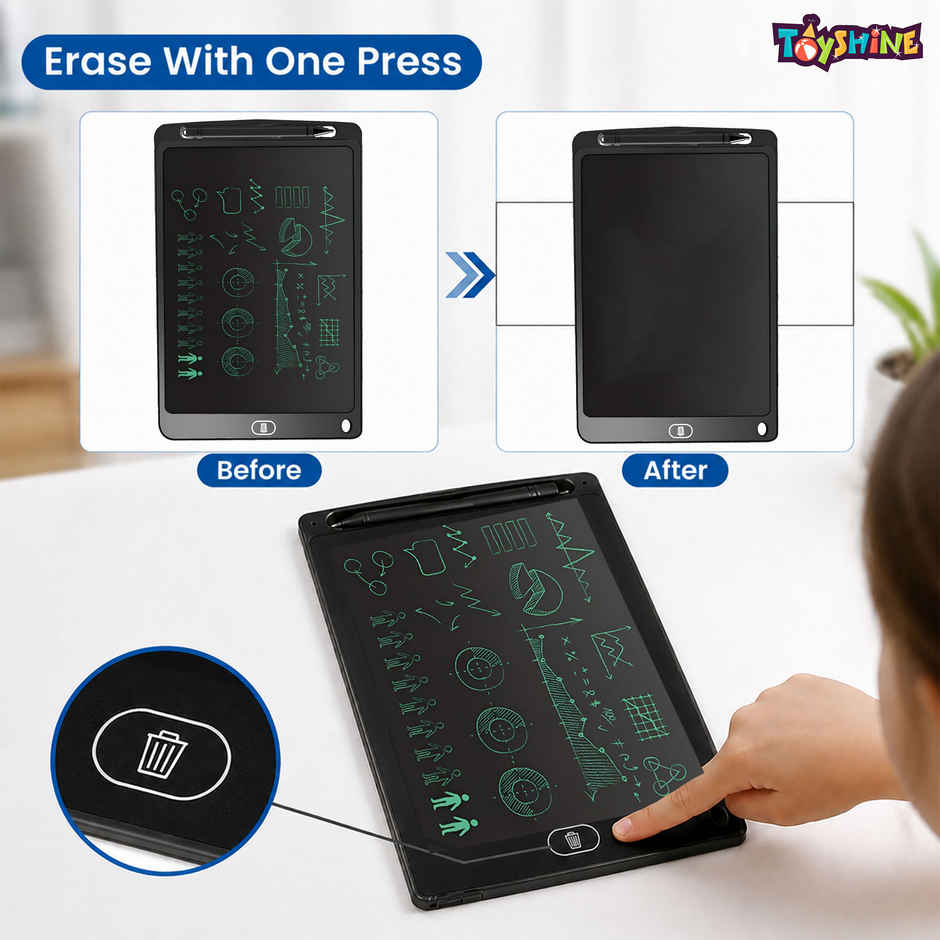 Toyshine Educational LCD Writing Tablet 2-5 Years - Multicolour