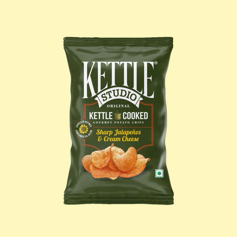 Kettle Studio Sharp Jalapenos & Cream Cheese Potato Chips