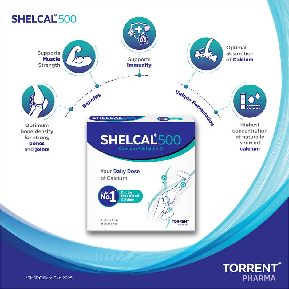 Shelcal 500 Vitamin(D3) Tablet