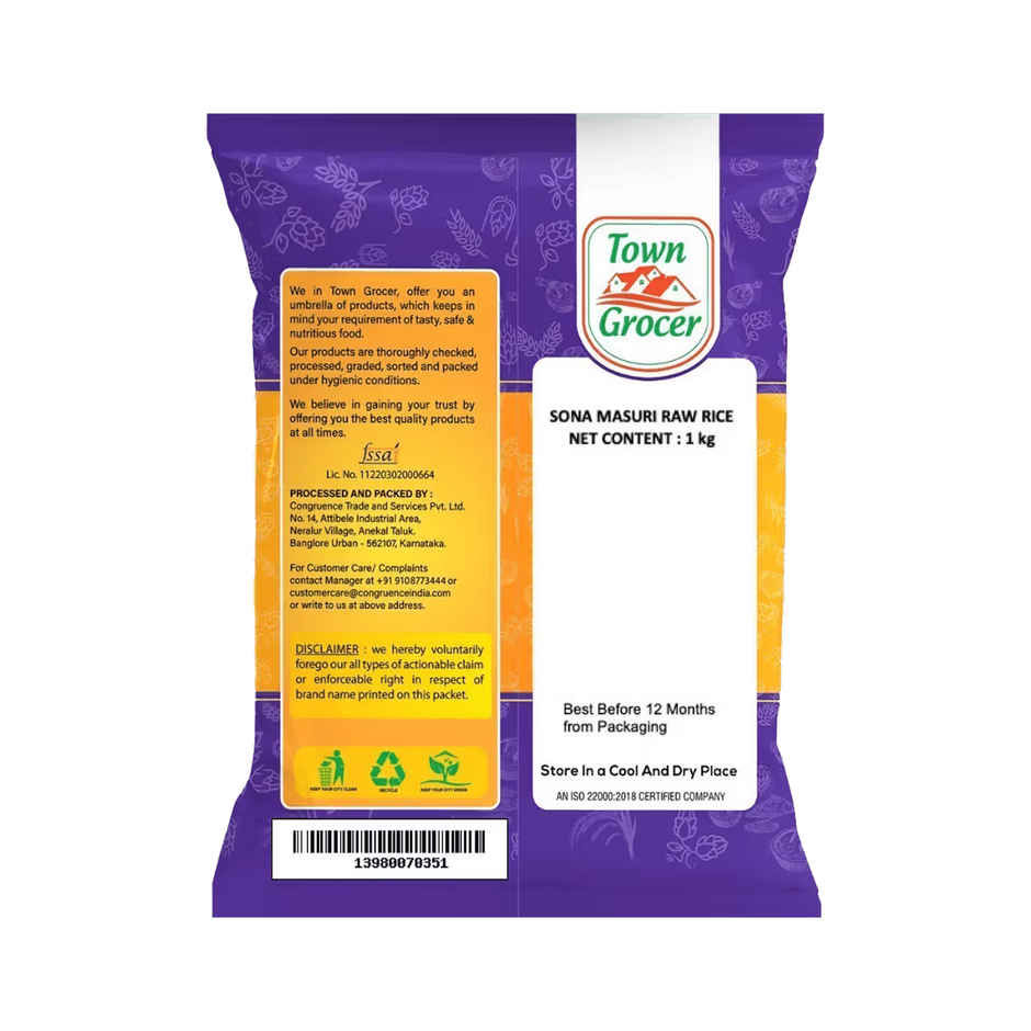 Town Grocer 1121 Premium Basmati Rice