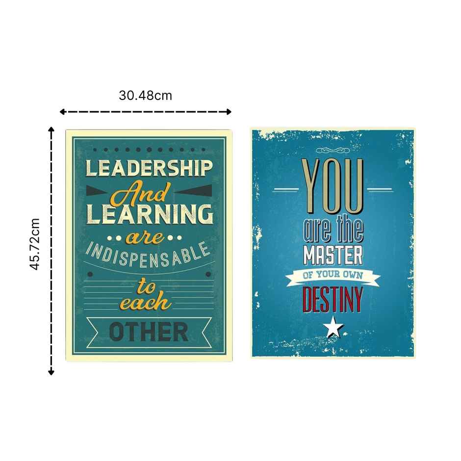 Paper Plane Design Wall Posters For Office Decor | Set of 10 | Size | 12 Inch x 18 Inch | D36