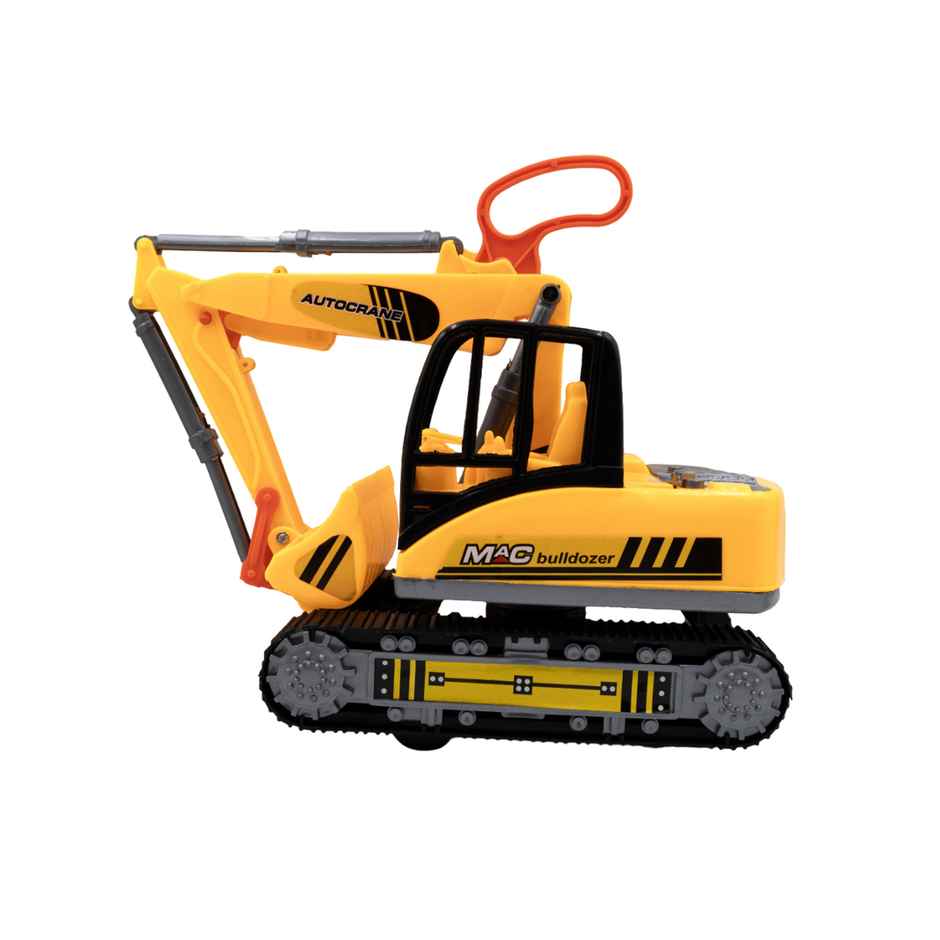 Toybharat Mac Bulldozer | Multicolour | Travel Toys | Birthday Gift | Free Wheel | Assorted