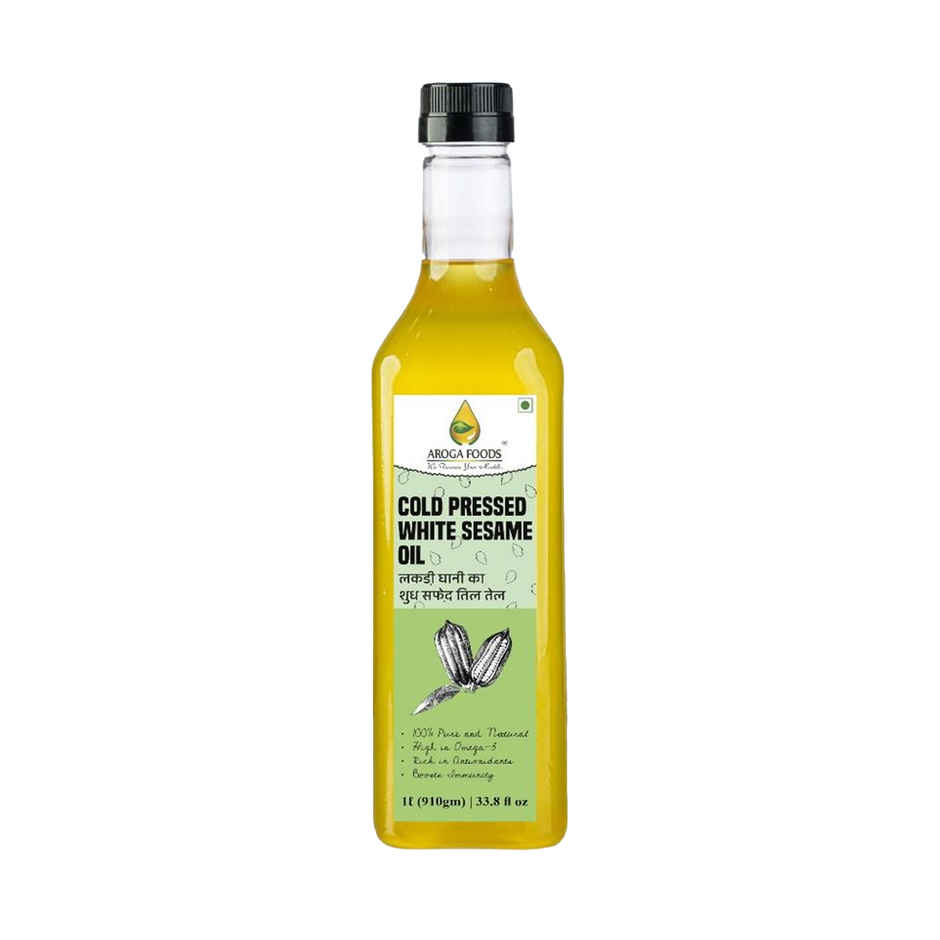 Aroga Foods Sesame (Til-Gingelly) Cold Pressed Oil