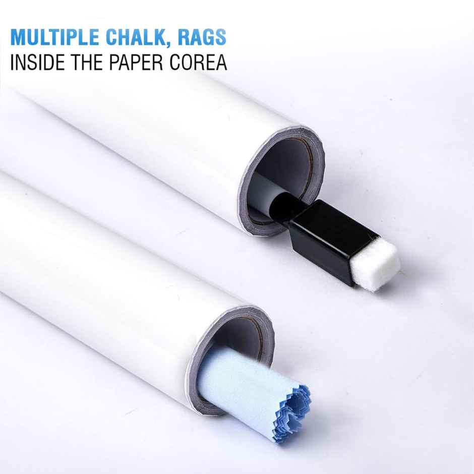 Urbanfix Whiteboard Wall Sticker | Removable Kitchen Memo Board with Sketch Pen | 45 x 200 cm