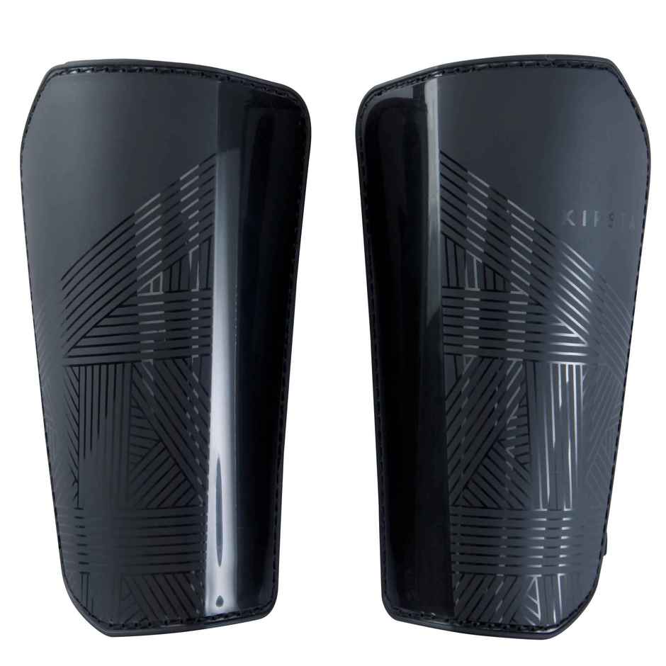 Decathlon Kipsta Adult Football Shin Pads Essential | Black | S