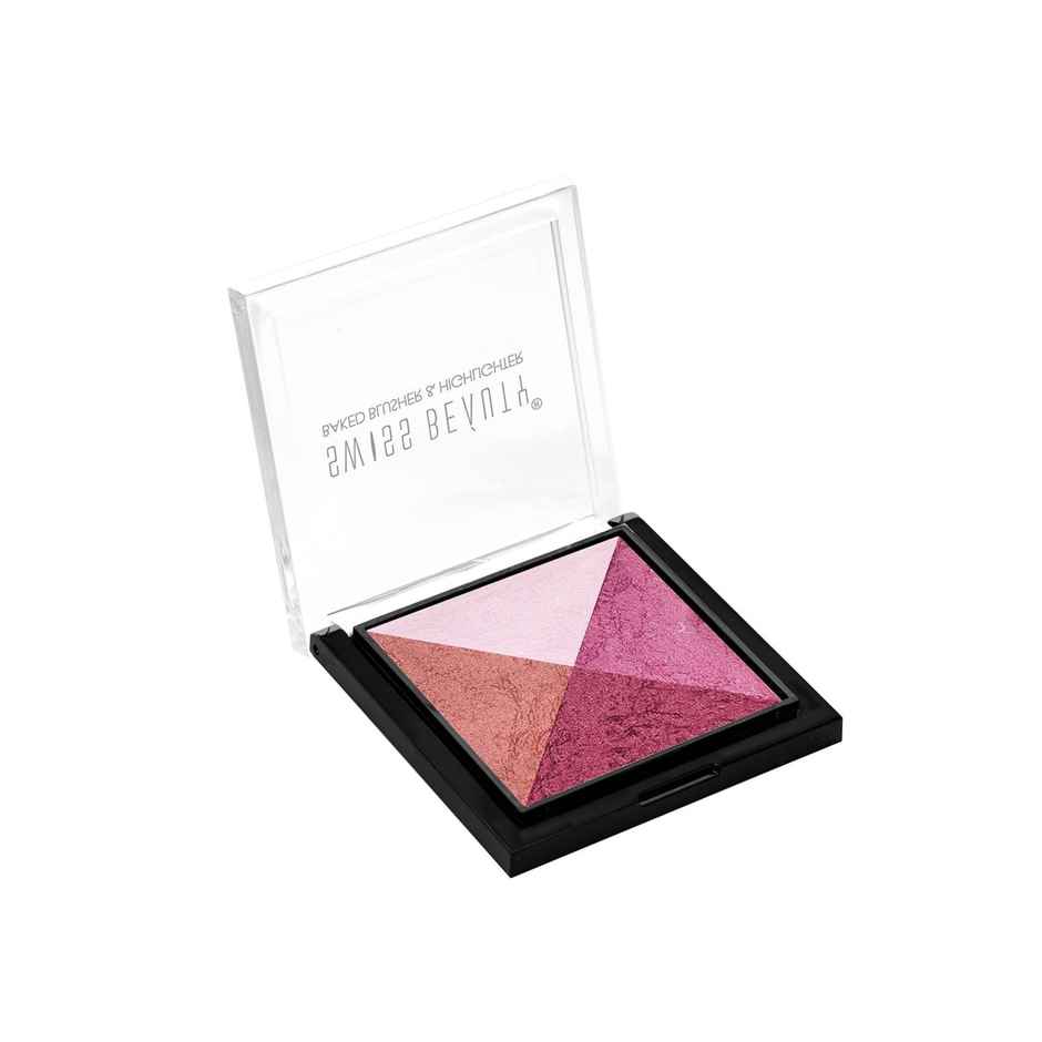 Swiss Beauty Baked Blusher & Highlighter - 02