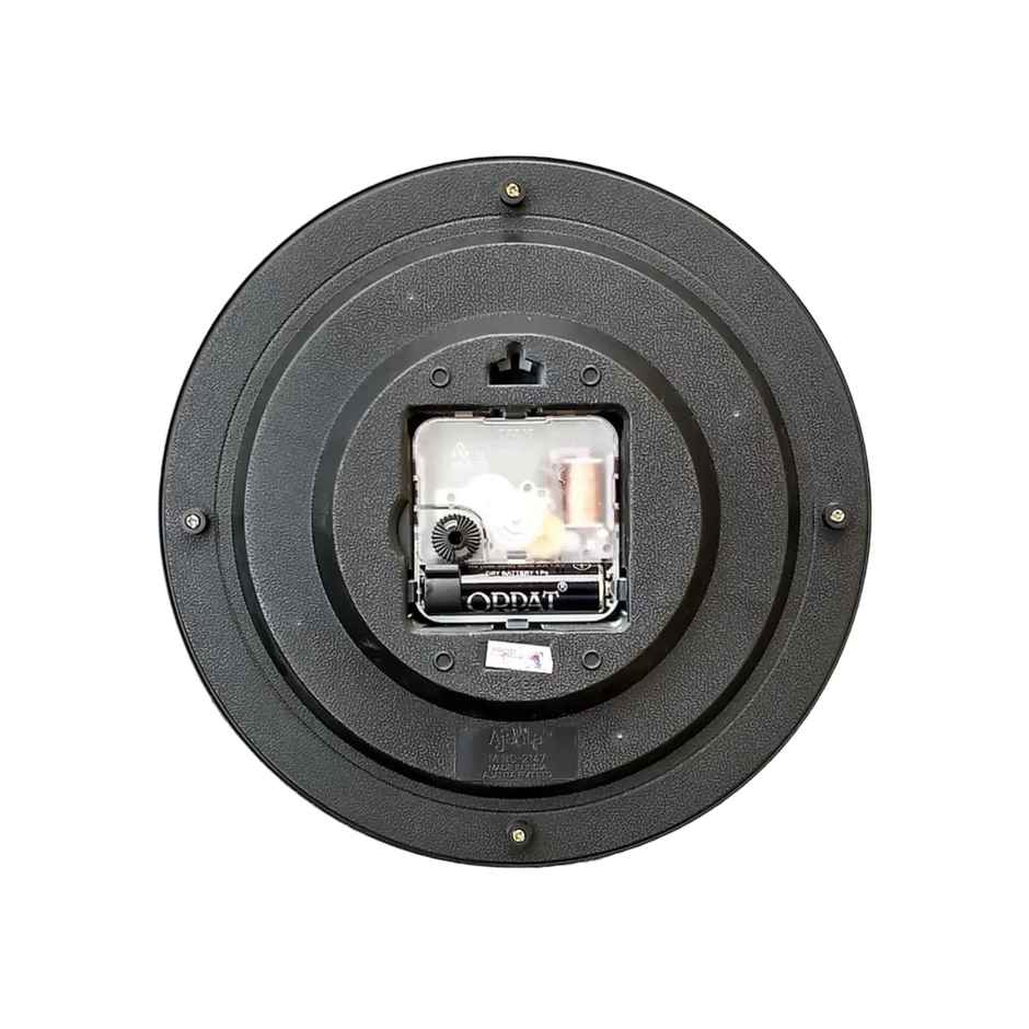 Ajanta Quartz Blue Abstract Office Clock (210 x 42 x 211mm)