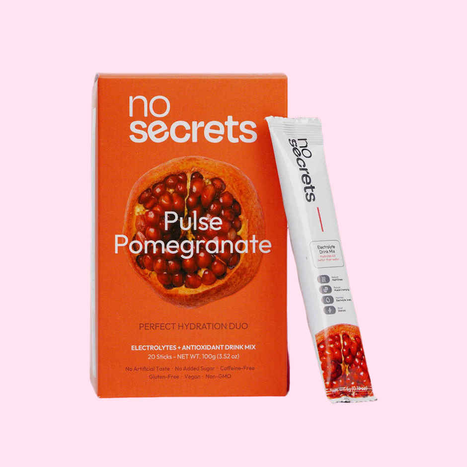 No Secrets Perfect Hydration Duo Electrolytes & Antioxidants Pulse Pomegranate