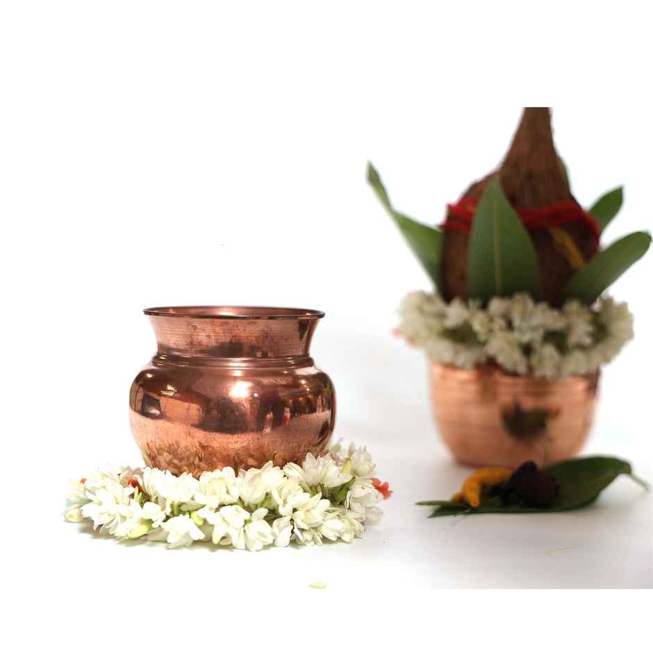Copper Kalash for Pooja | 300 ml | Svasti