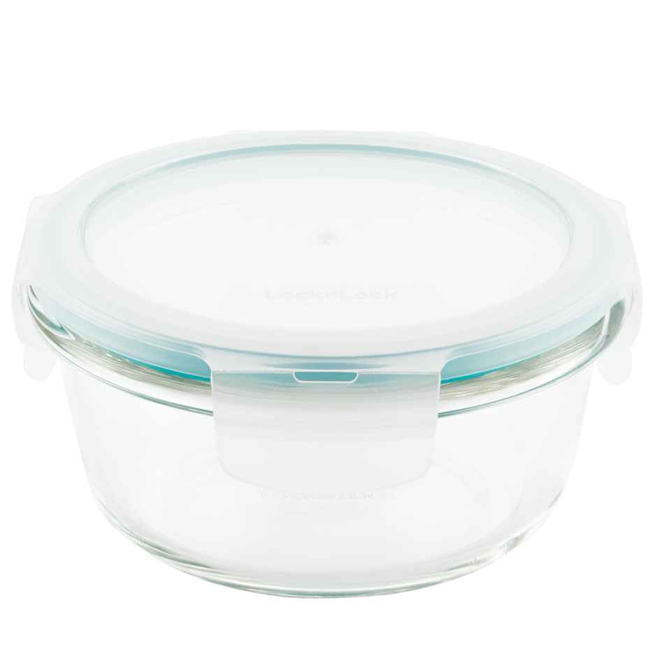 LocknLock Euro Round Bake and Store Container | Transparent - 380 ml