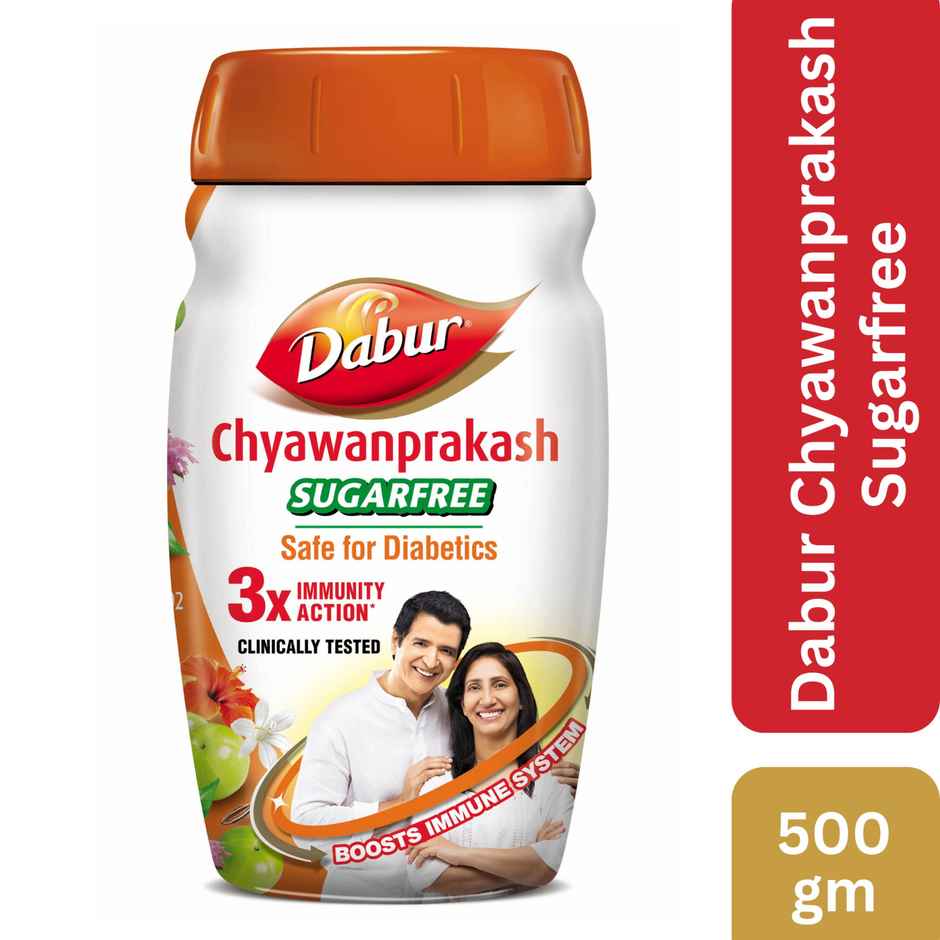 Dabur Chyawanprakash Sugarfree - Safe for Diabetics with 40+ Ayurvedic Herbs