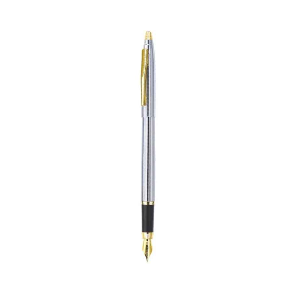 Pierre Cardin Kriss White Gold Fountain Pen