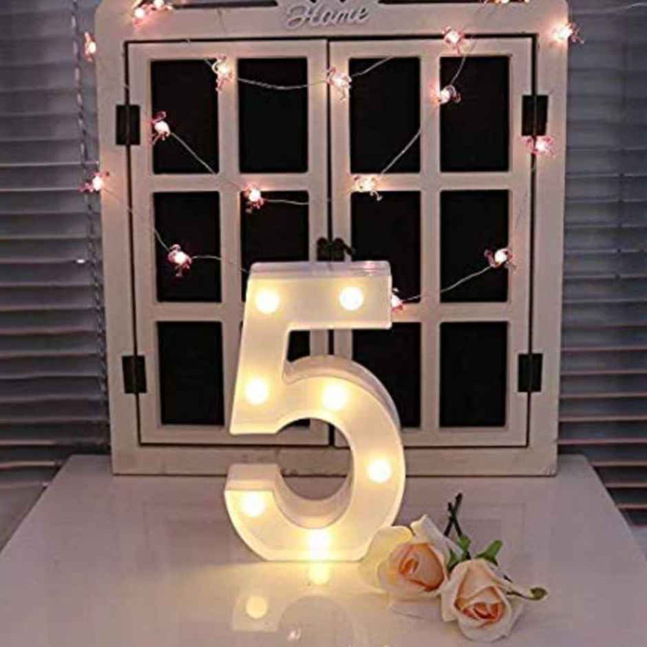 Marquee Number Light Letters For Room Decor Lights | Party Propz