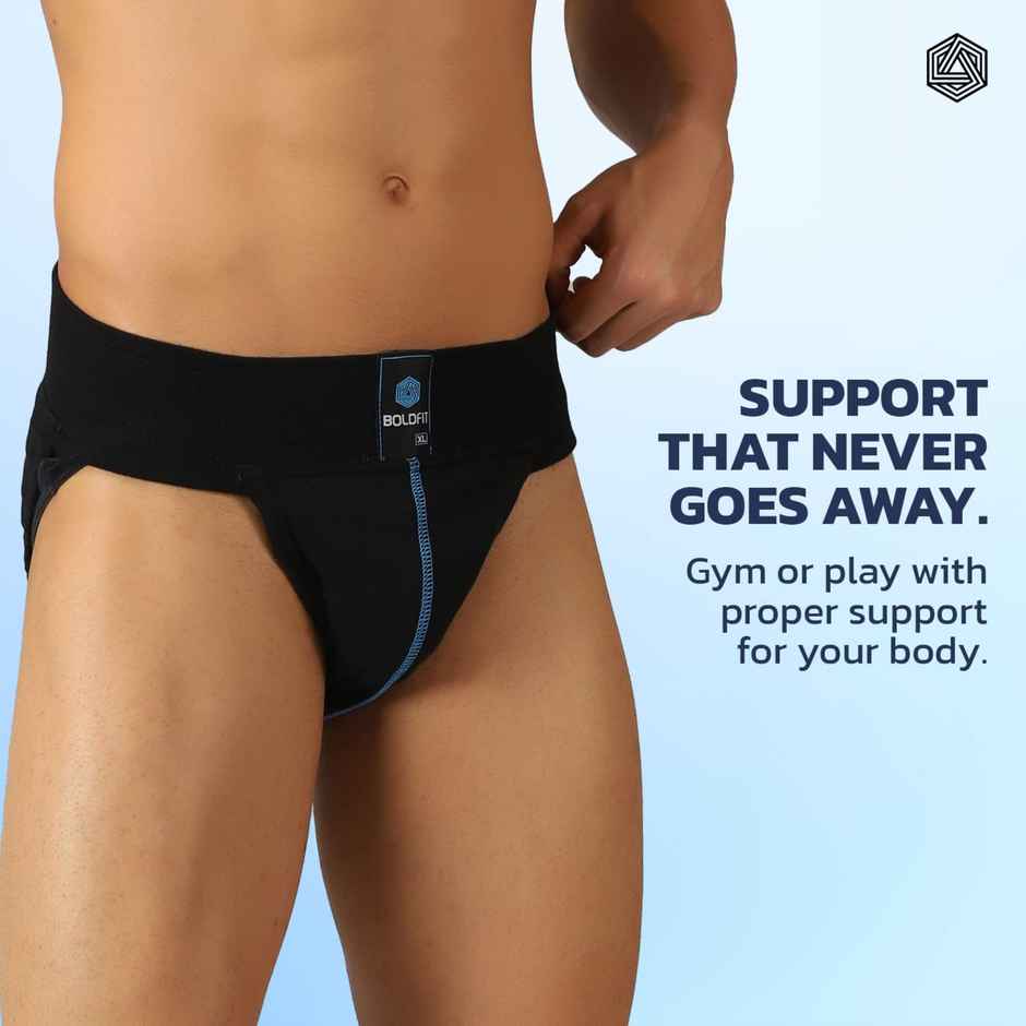 Boldfit Gym Supporter For Men Sports Underwear For Men For Workout Cotton Medium