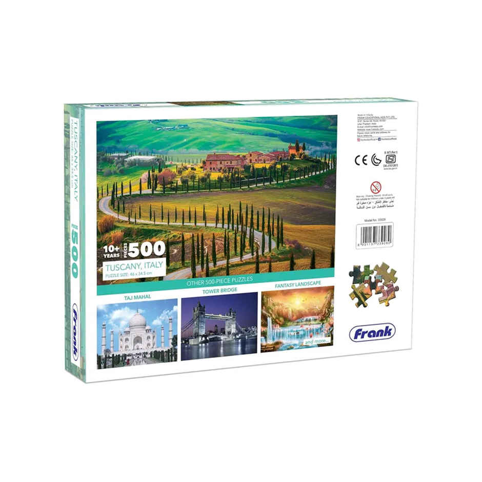 Frank Tuscany, Italy - 500 Pieces Jigsaw Puzzle