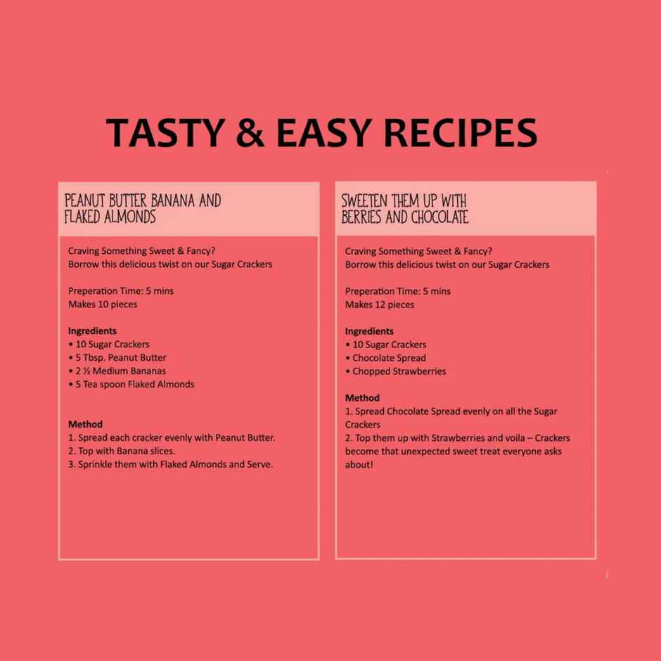 Sapphire Sugar Plain Crackers | Trans Fat-free Combo