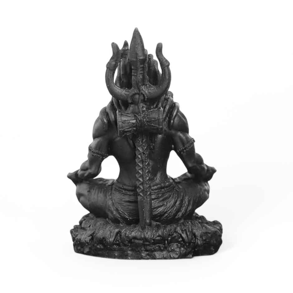 Divine Vibes Shiv Ji Black for Car Dashboard - Big