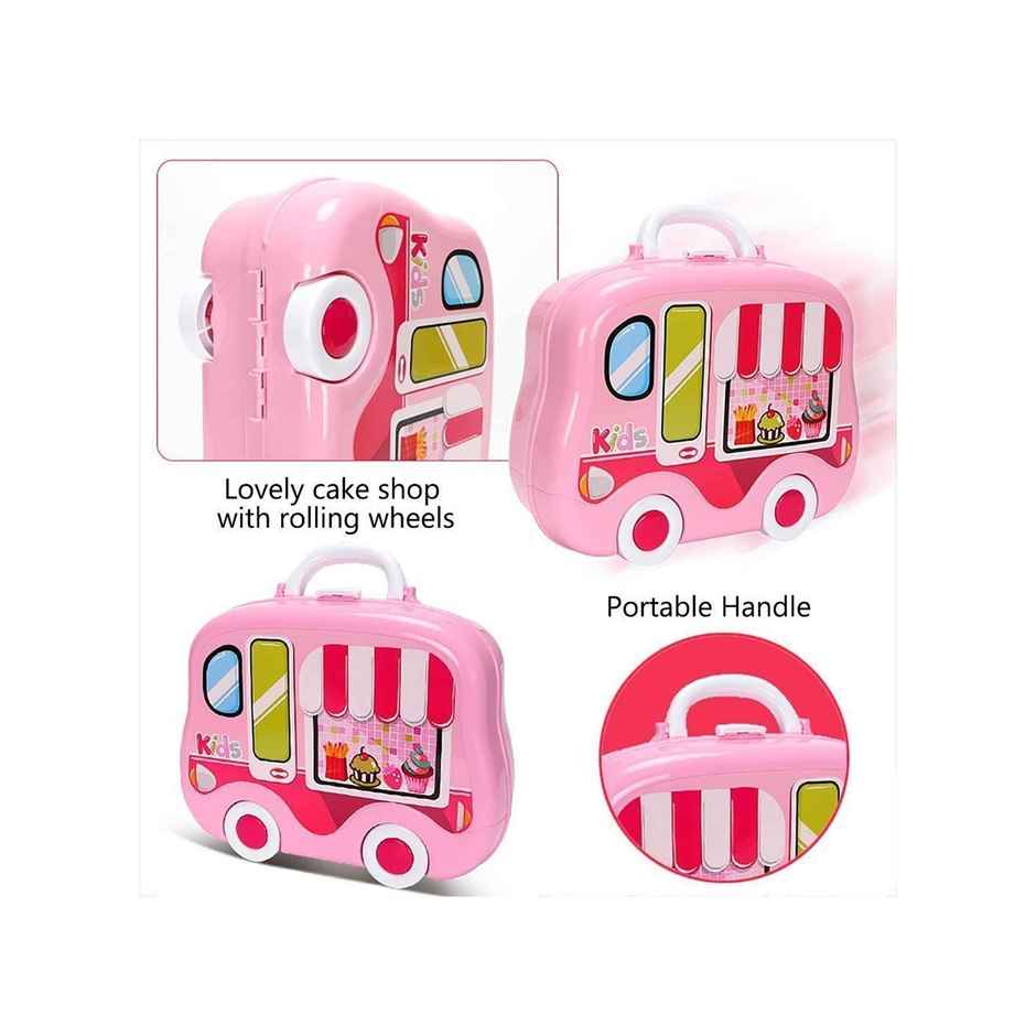 Toyshine Kitchen Play Set in a Breifcase | 22 Pcs | Multicolor | 6+ years
