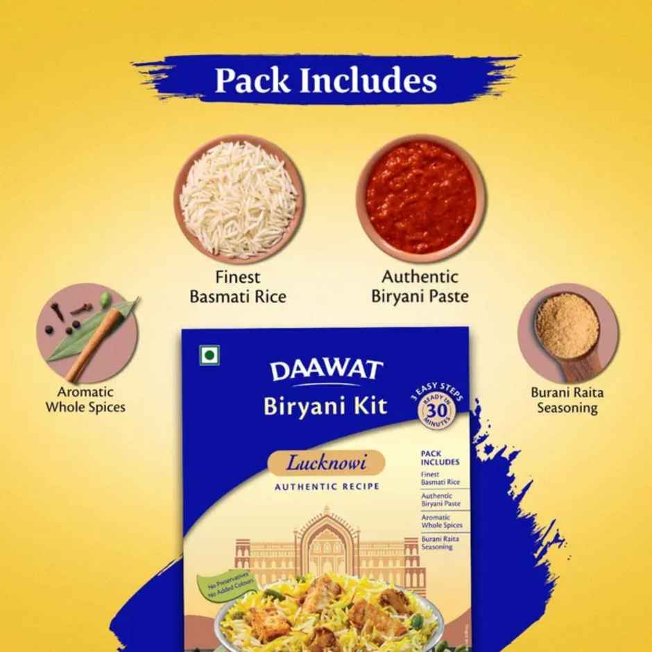 Dawaat Biryani Kit Lucknowi Ready to cook