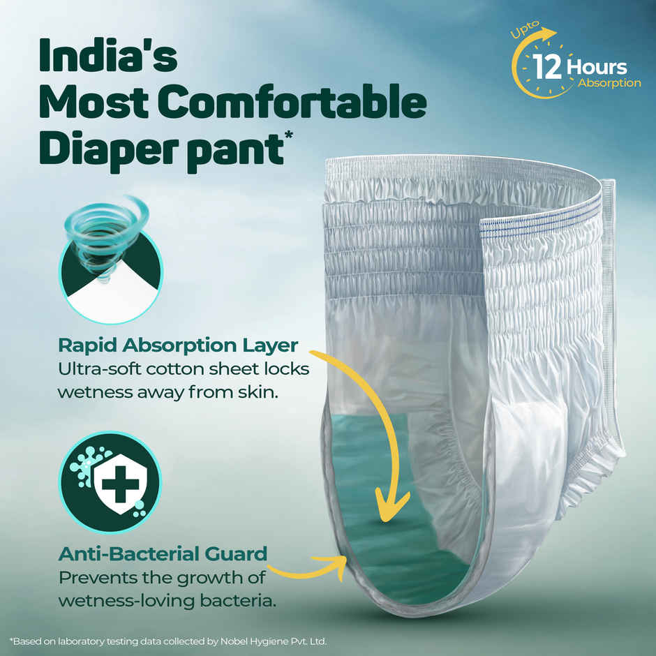Friends Adult Diaper Pant  | M | 25-48 inch | Premium Type