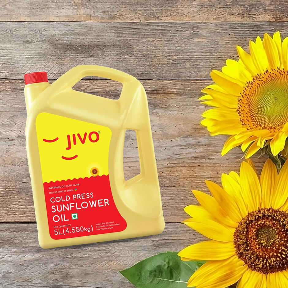 Jivo Sunflower Cold Pressed Oil | Healthy Cooking Oil