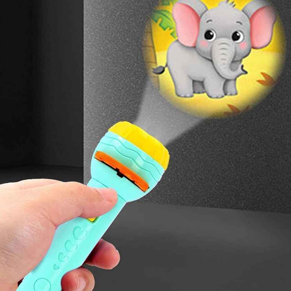 Fablue Projection Flashlight Educational Toy For Kids - Multicolor