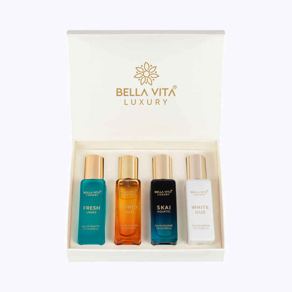 Bella Vita Organic Unisex Luxury Perfume Gift Set | Premium Fragrance