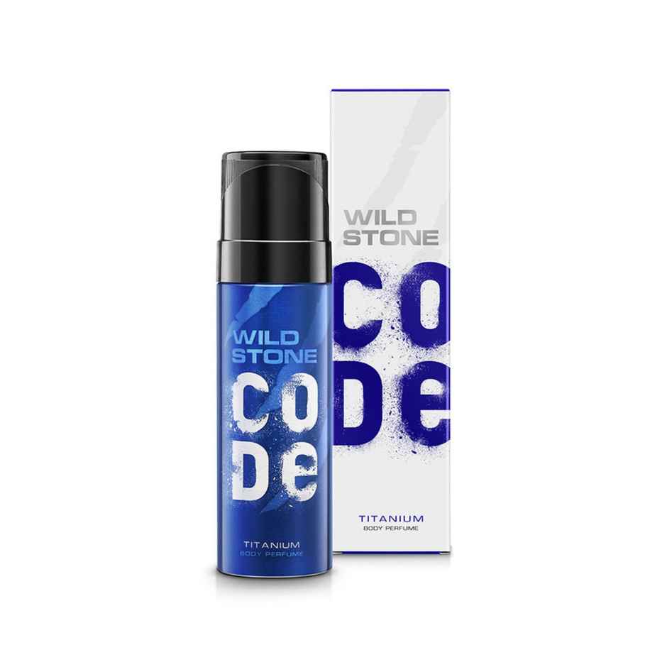 Wild Stone Code Titanium No Gas Deodorant for Men