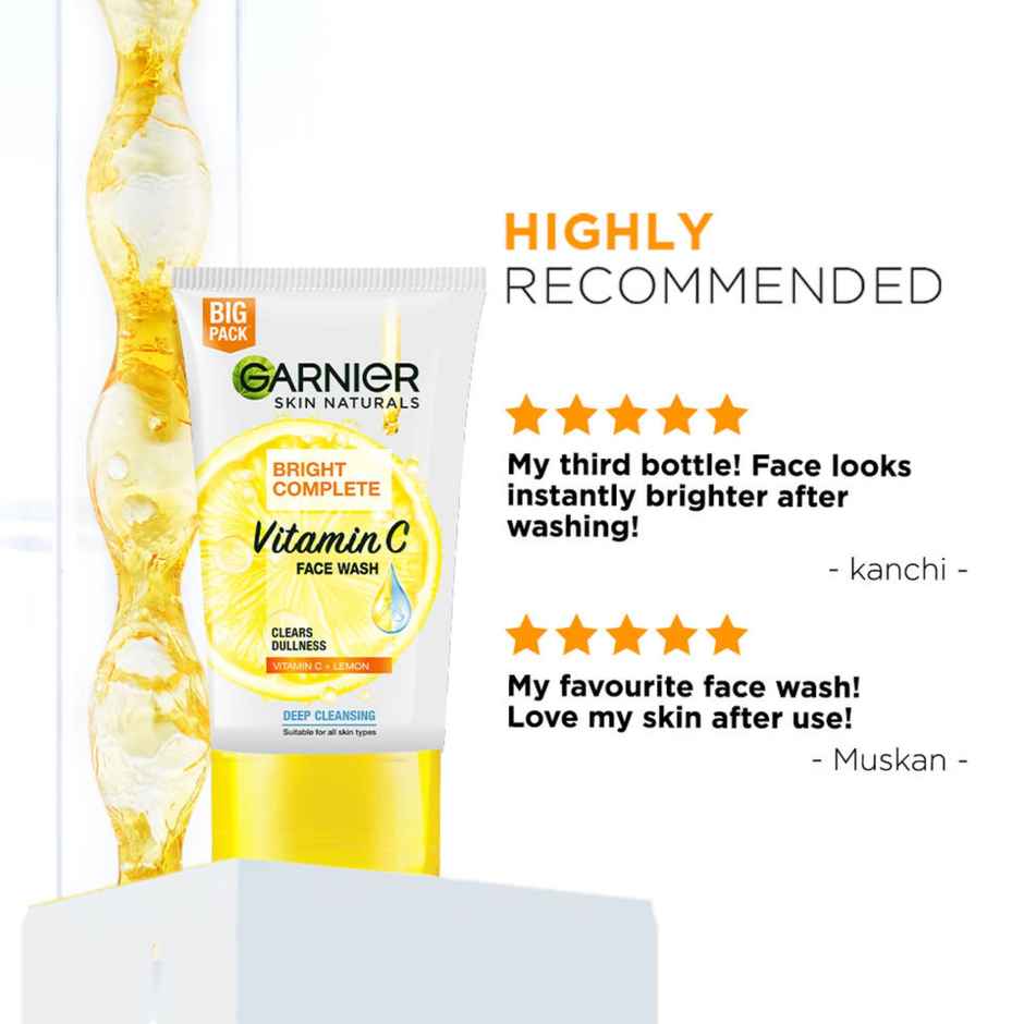 Garnier Bright Complete Brightening Face Wash