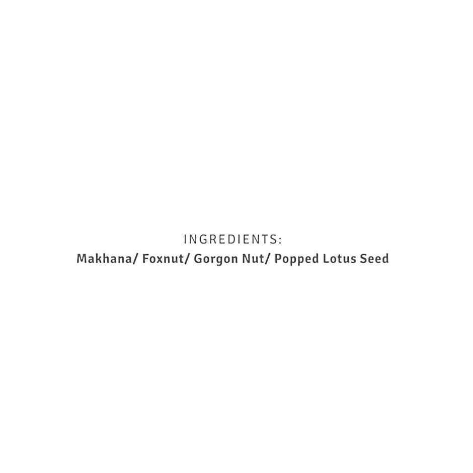 Mr Makhana Veda Premium Plain & Raw Flower Makhana & Phocnut: Plant Base, Gluten Free, High In Calcium