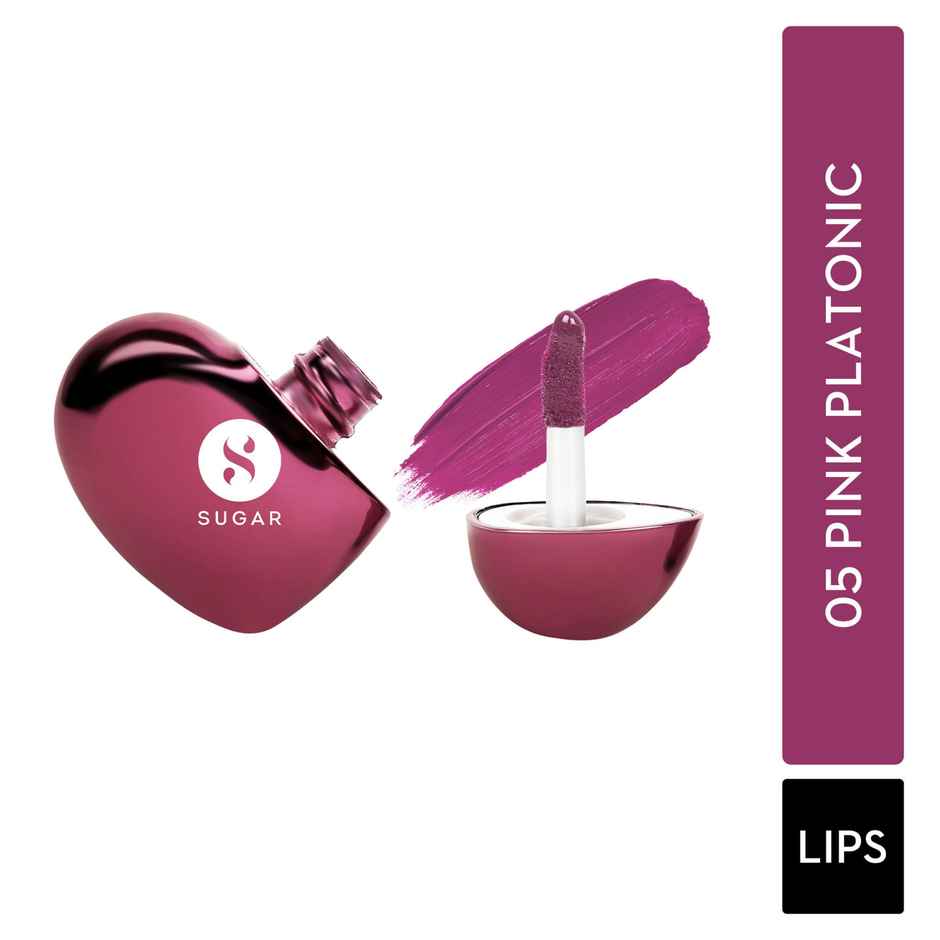 SUGAR Cosmetics La La Love Liquid Lipstick - Pink Platonic | Cruelty Free