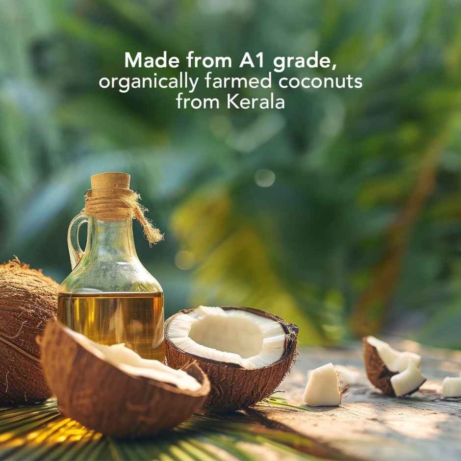 Organic Harvest Extra Virgin Organic Coconut Oil, 100% Pure For Hair, Cooking, Baby Massages & Skin