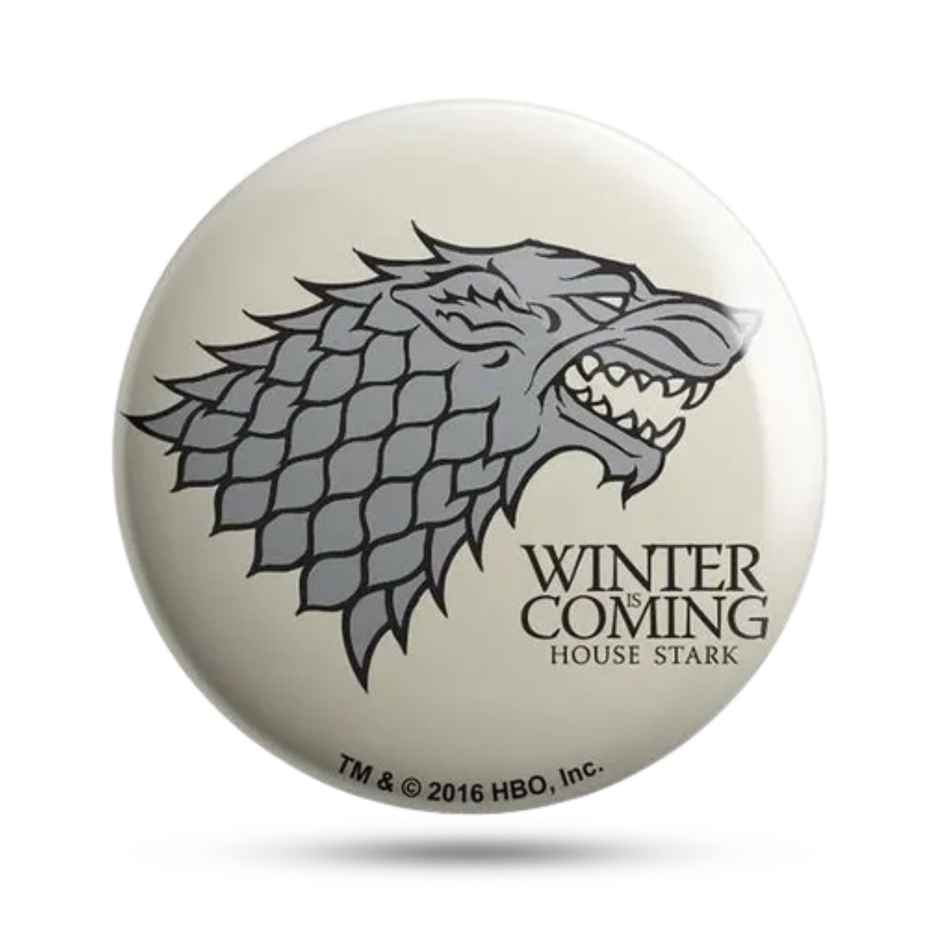 House Of Festivals House Stark- Winter Is Coming - Game Of Thrones Official Badge