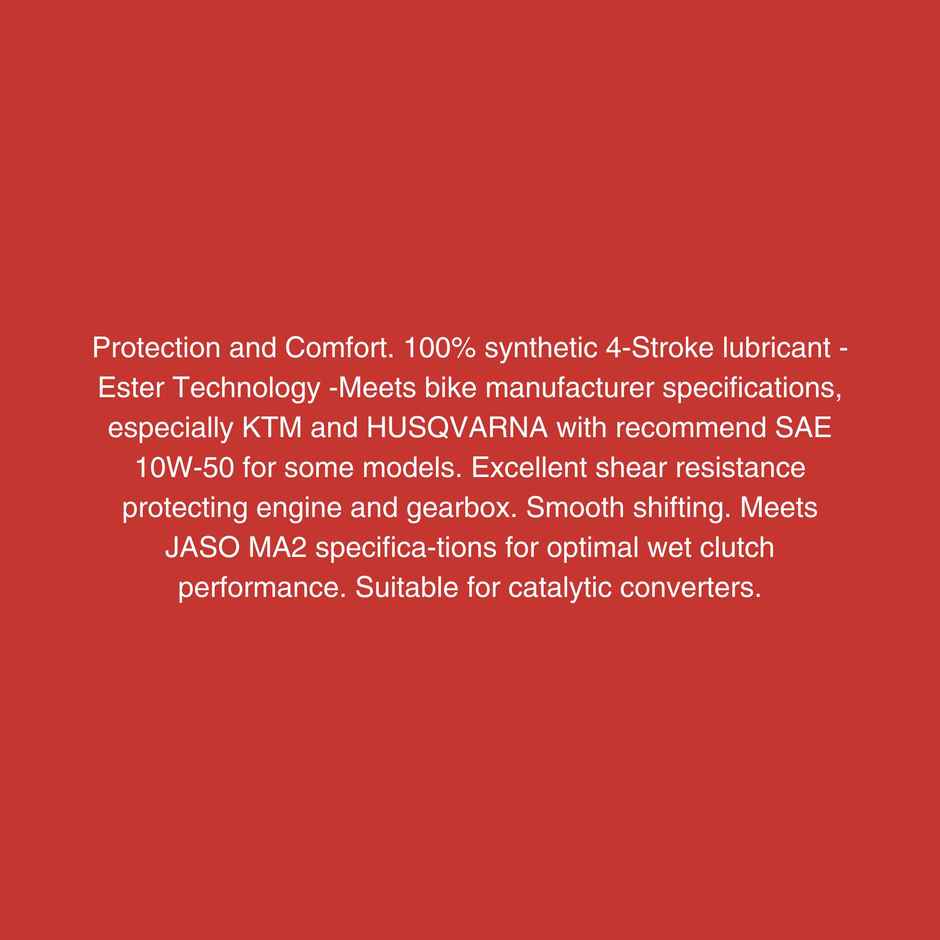 Motul 7100 4T 10W-50 API SN Fully Synthetic Petrol Engine Oil for Bikes | 1.5L