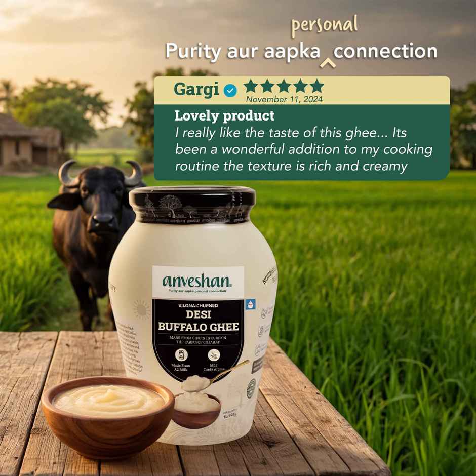 Anveshan Desi Buffalo Ghee