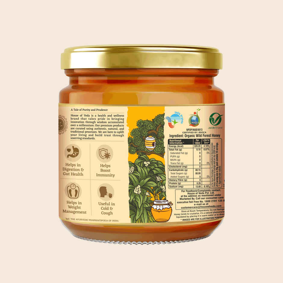 House Of Veda Organic Honey | Wild Forest