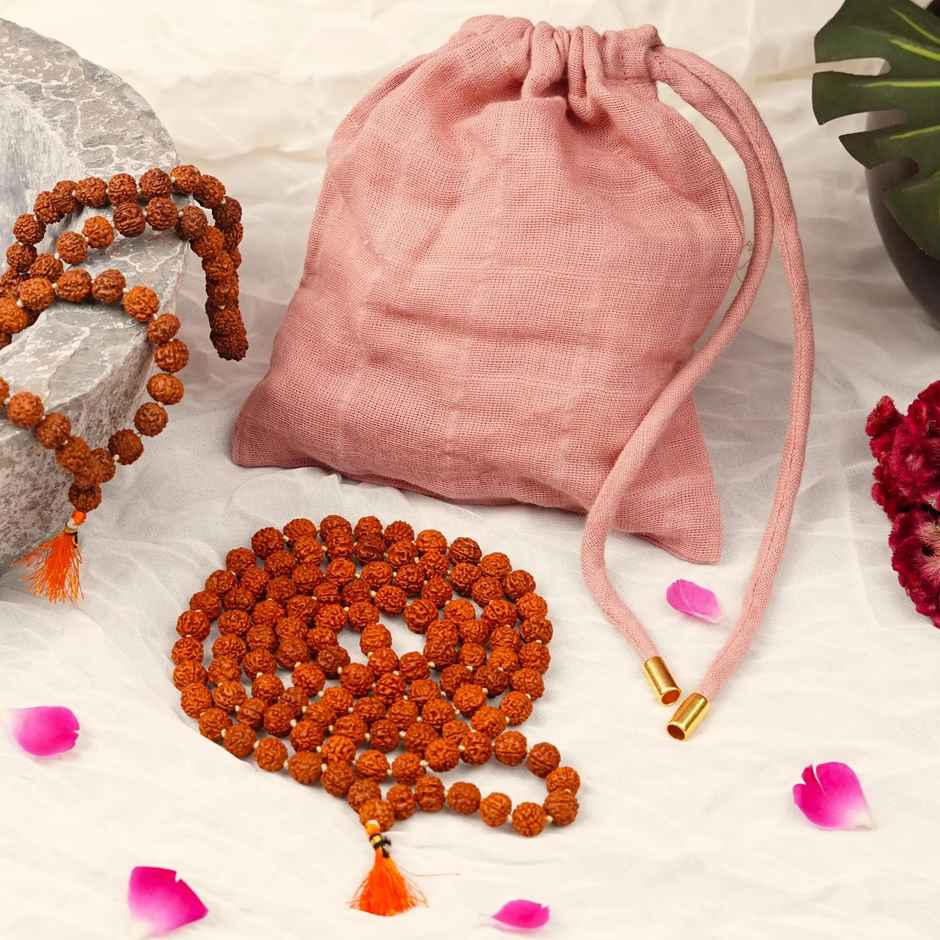 Original Rudraksha Puja Mala | 8 mm | ServDharm
