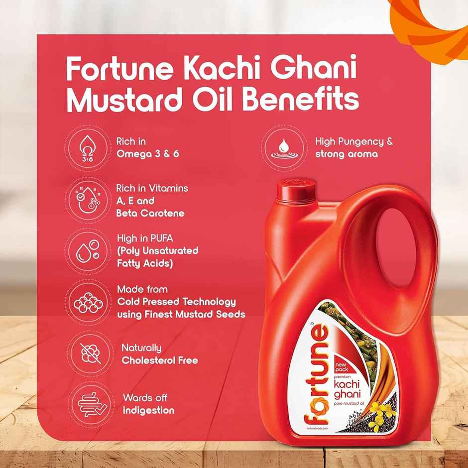 Fortune Kachi Ghani Pure Mustard Oil