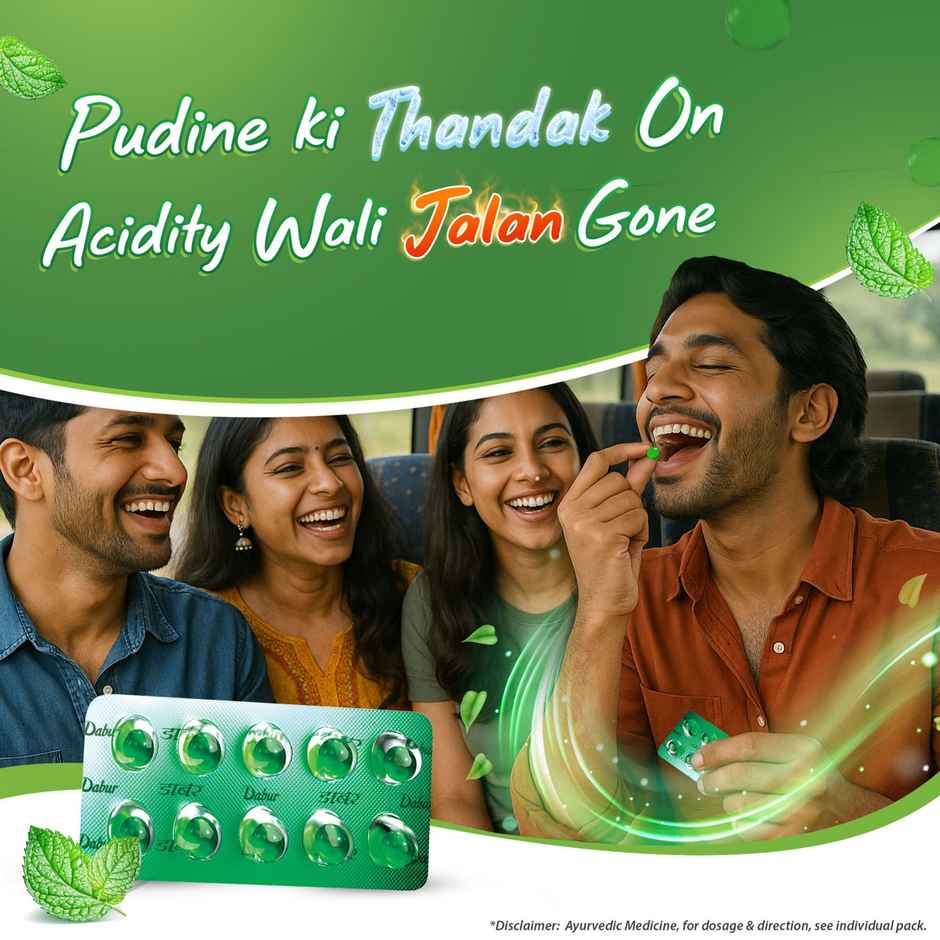 Dabur Pudin Hara Pearls Pack of 2 Strips