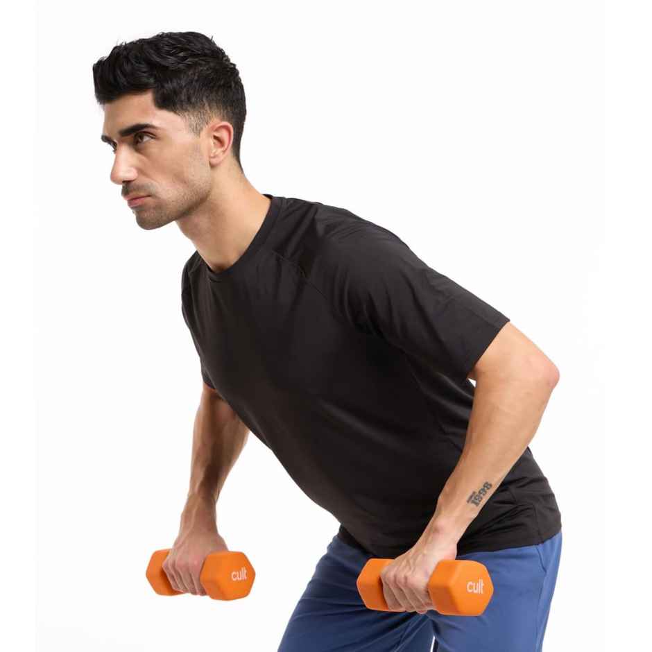 Cult Neoprene Dumbbell Set (3 kg X 2) | Orange