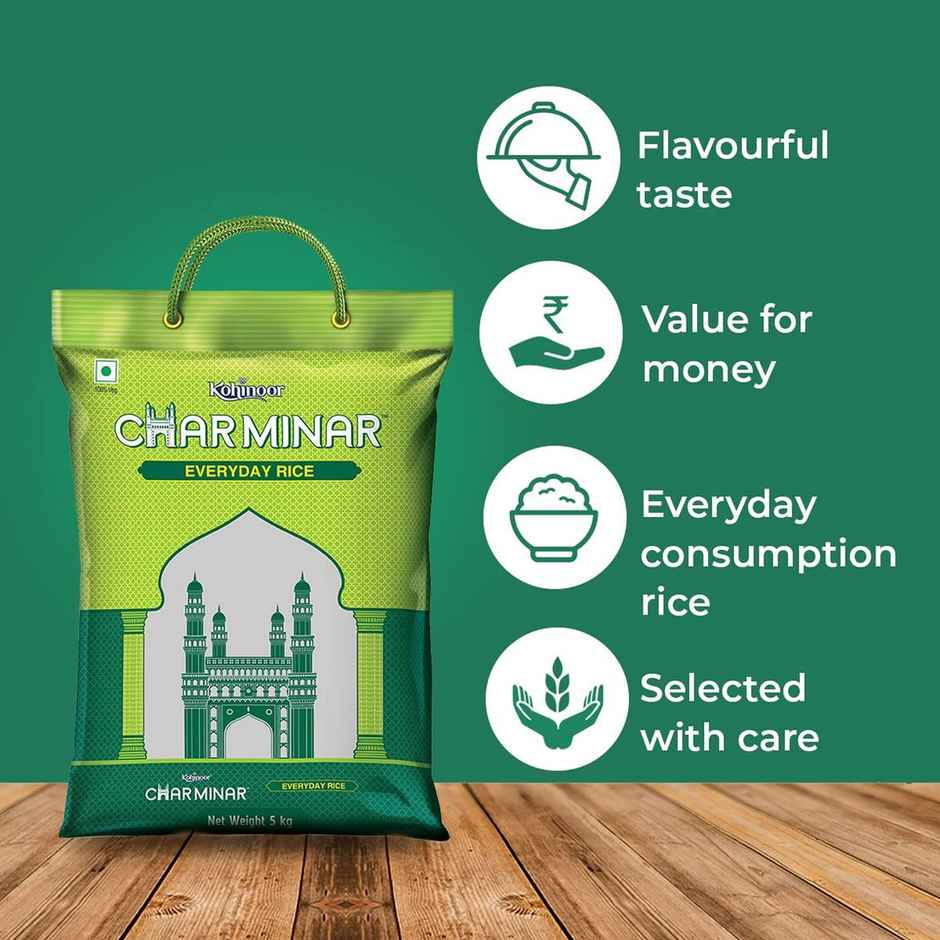 Kohinoor Charminar Everyday Rice Daily Use Basmati Rice
