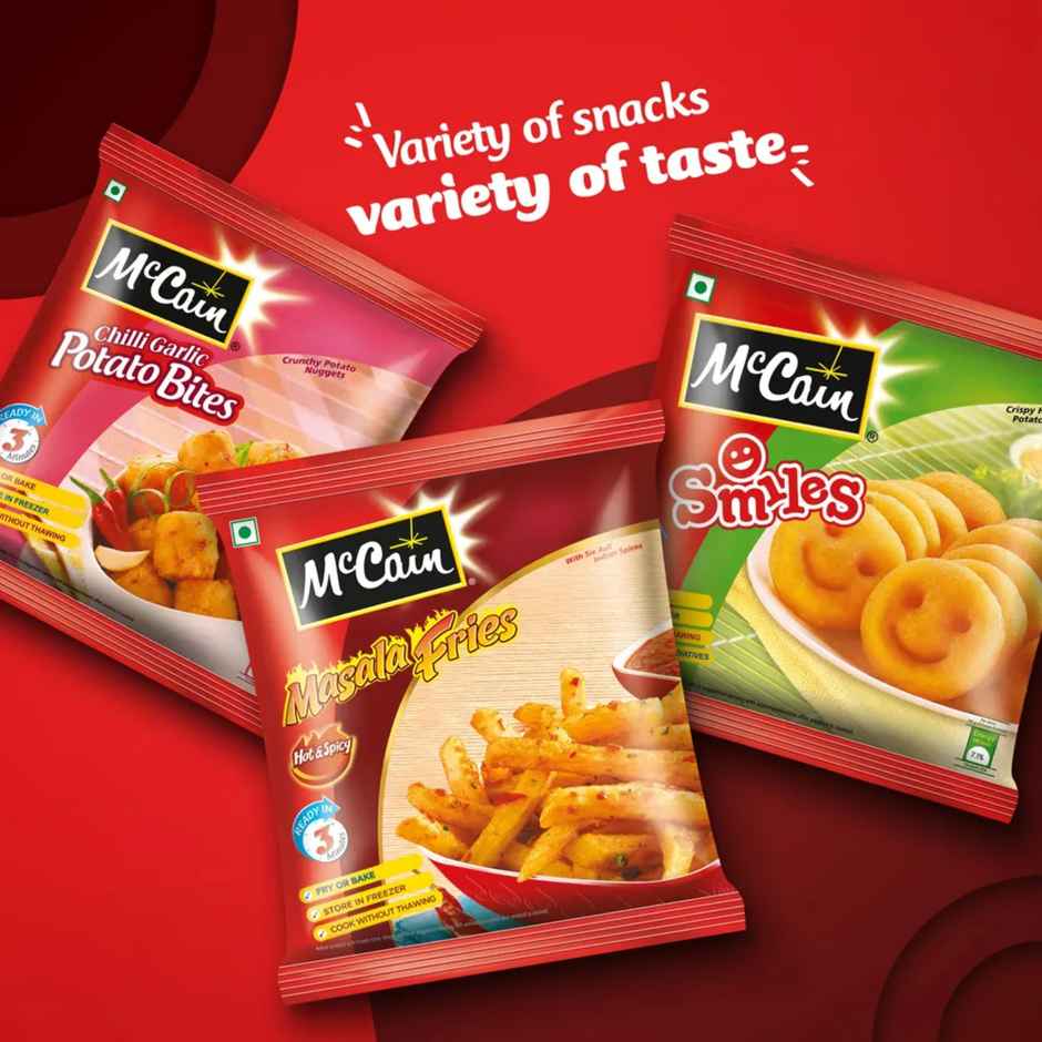Heinz Tomato Ketchup (435g) & Mccain Variety Pack (550g) Combo