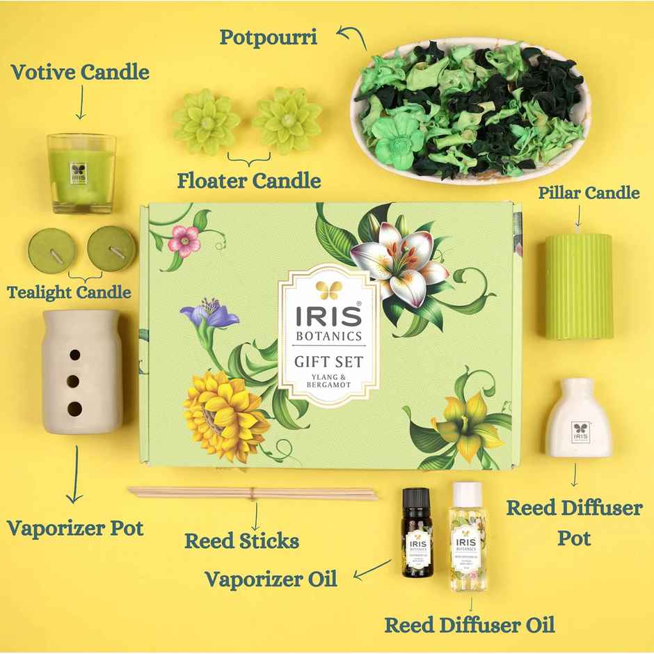 Iris Botanics Gift set Fragrance Ylang Ylang and Bergamot